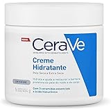 CeraVe, Creme Hidratante Corporal, com textura Cremosa e Ácido Hialurônico, 454g, embalagem variable