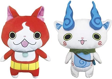 Amazon 妖怪ウォッチ もぎゅぬいぐるみ ジバニャン コマさん 2体セット ぬいぐるみ おもちゃ
