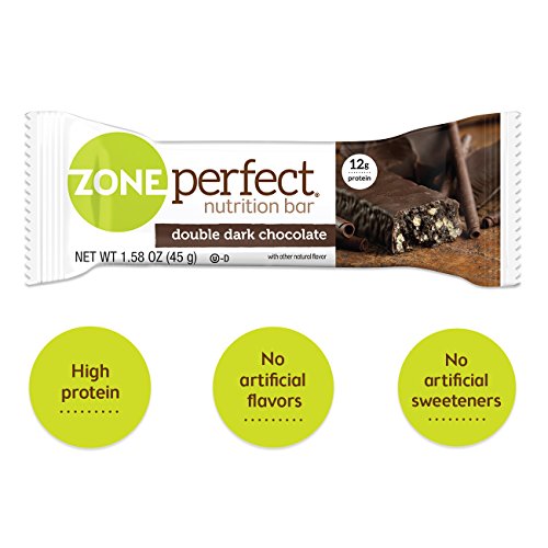 	ZonePerfect Nutrition Snack Bars, Double Dark Chocolate, 1.58 oz, (30 Count)