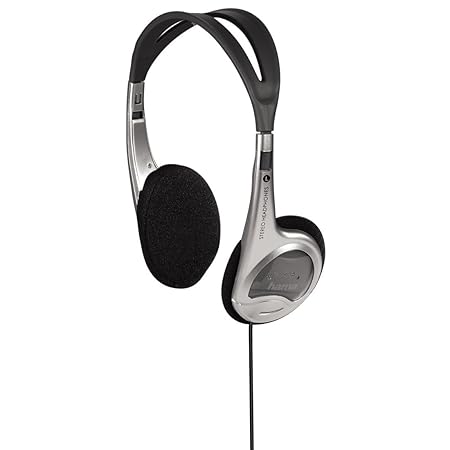 Hama Leichtkopfhörer HK-229 (On-Ear Super Bass, 70g leicht, Stereo, Kabellänge 150 cm, vergoldeter 3,5 mm Klinkenstecker, Kab