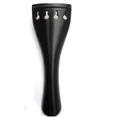 Musical String Violin Tailpiece Ebony Wood Round Style 4/4