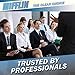 Mifflin-USA Lanyard (Black, 3.5x2.25 inch, 100 Pack) with Clear Plastic Horizontal ID Badge Holder, Heavy Duty Name Pouch with Soft, Woven, Neck Lanyards