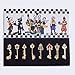 Kingdom hearts Sora keyblade Keychain Necklace Collection Box 2016