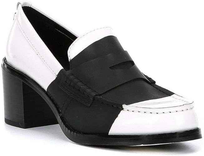 calvin klein pamelyn leather penny loafers