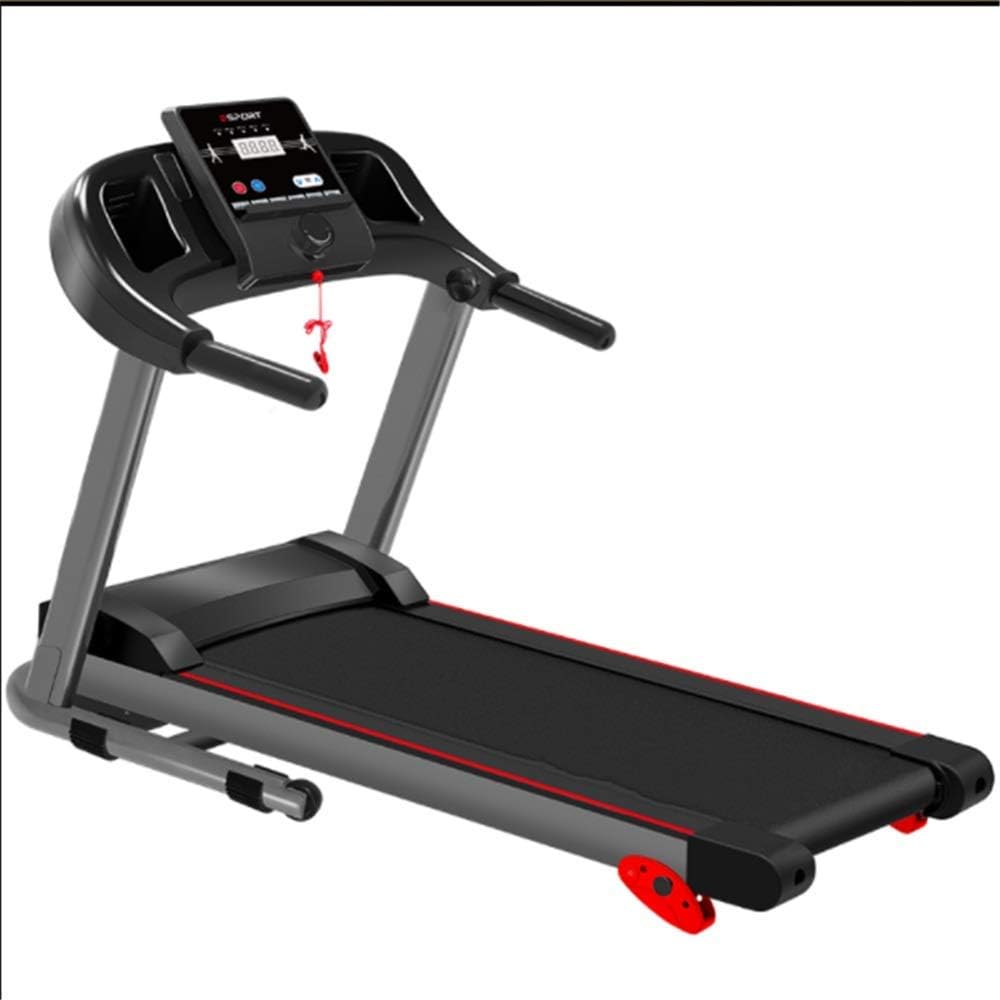 Folding Under Desk Treadmill | Motorised Running Machine With Incline Electric Folding Treadmill for Home Fitness Workout (Color : Black, Size : 103x44x115cm)