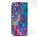 iPhone 5C Case,iPhone 5C Case,By Caseland[Colorful Pattern] Wallet Flip PU Leather Fashion Design Case For iPhone 5C-Painting