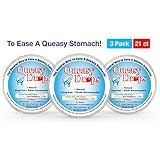 Three Lollies Queasy Drops (21 Piece Container) Assorted for Nausea Relief, 3 Count