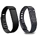 I-SMILE 2pcs Replacement Bands with Metal Clasps Wireless Activity Bracelet Sport Wristband for Fitbit Flex(No Tracker, Replacement Bands Only) & Silicon Fastener Ring