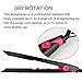 EQOBA Professional Ceramic Ionic Tourmaline Auto-Shut Off Safety Flat Iron Hair Straightener