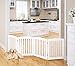 PAWLAND Wooden Freestanding Foldable Pet Gate for Dogs (24