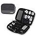 Hynes Eagle Travel Universal Cable Organizer Electronics Accessories Cases for Various USB Phone Charger and Cable Black Grey