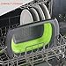 Kitchen Collapsible Colander,Colander Collapsible Silicone,Colander Strainer Over The Sink Vegetable, Fruit Colanders Strainers With Extendable Handles, Folding Strainer for Kitchen (6 Quart, green)