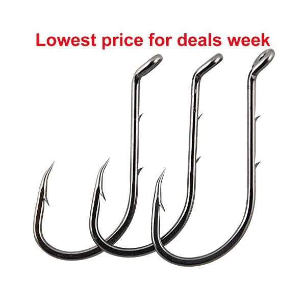 Carbon-Steel-Hooks-Extra-Sharp-Black-Barb-Fishhooks-11-Sizes
