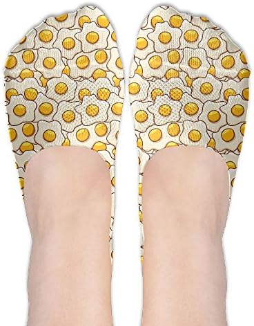 Fried Eggs Print Antiskid And Lovely Special Women's Sock One Size