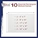 U.S. Art Supply Professional Quality Stretched Canvas, Multipack of 10 Medium Sizes, 2 Each 5x7, 8x10, 11x14, 12x16, 16x20 Inches - 12-Ounce Primed, 3/4