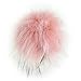 DIY 12pcs Faux Raccoon Fur Pom Pom Ball for Knitting Hat DIY Accessories - Colorful Color
