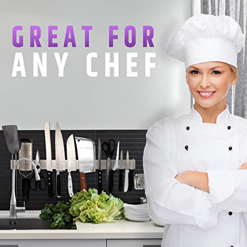 5 Heavy+Duty+Magnetic+Knife+Holder+Large