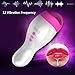 Mermaid Style Heating and Vibrating Function Male Masturbation Oral Sex Cup, Bombomda Rechargeable Waterproof Pocket Pussy Masturbator Men Stroker Blow Job Sex Toys (Rose Red)