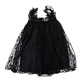 Jili Online Trendy Princes Lace Dress Skirt Outfit for 1/3 1/4 BJD SD LUTS Dollfie Black