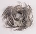merrylight Grey White Synthetic Hair Extensions Ponytail Bun Updo Hairpieces For Women (Grey White-M3/60)