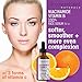 Natural Niacinamide Vitamin B w/Vitamin C & Hyaluronic Acid | Ultimate Strength Anti-Aging Serum for Face | May Help Smooth Appearance of Fine Lines & Wrinkles & Brighten