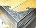 Celtic Woods Pk Of 4 Metal Case Corners Antique Bronze Finish 58Mm Over Straight D003