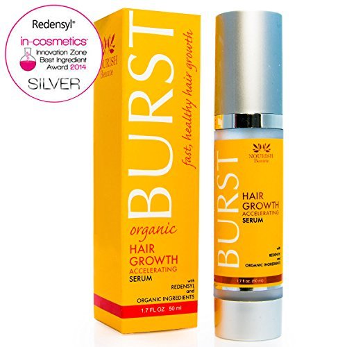 Nourish Beaute Hair Regrowth Treatment Serum for Hair Loss that Promotes Hair Regrowth, Volume and Thickening with Caffeine, For Men and Women, 1 1.7 Ounce Bottle