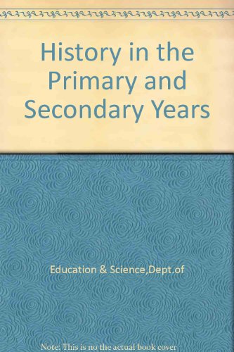 History in the Primary and Secondary Years