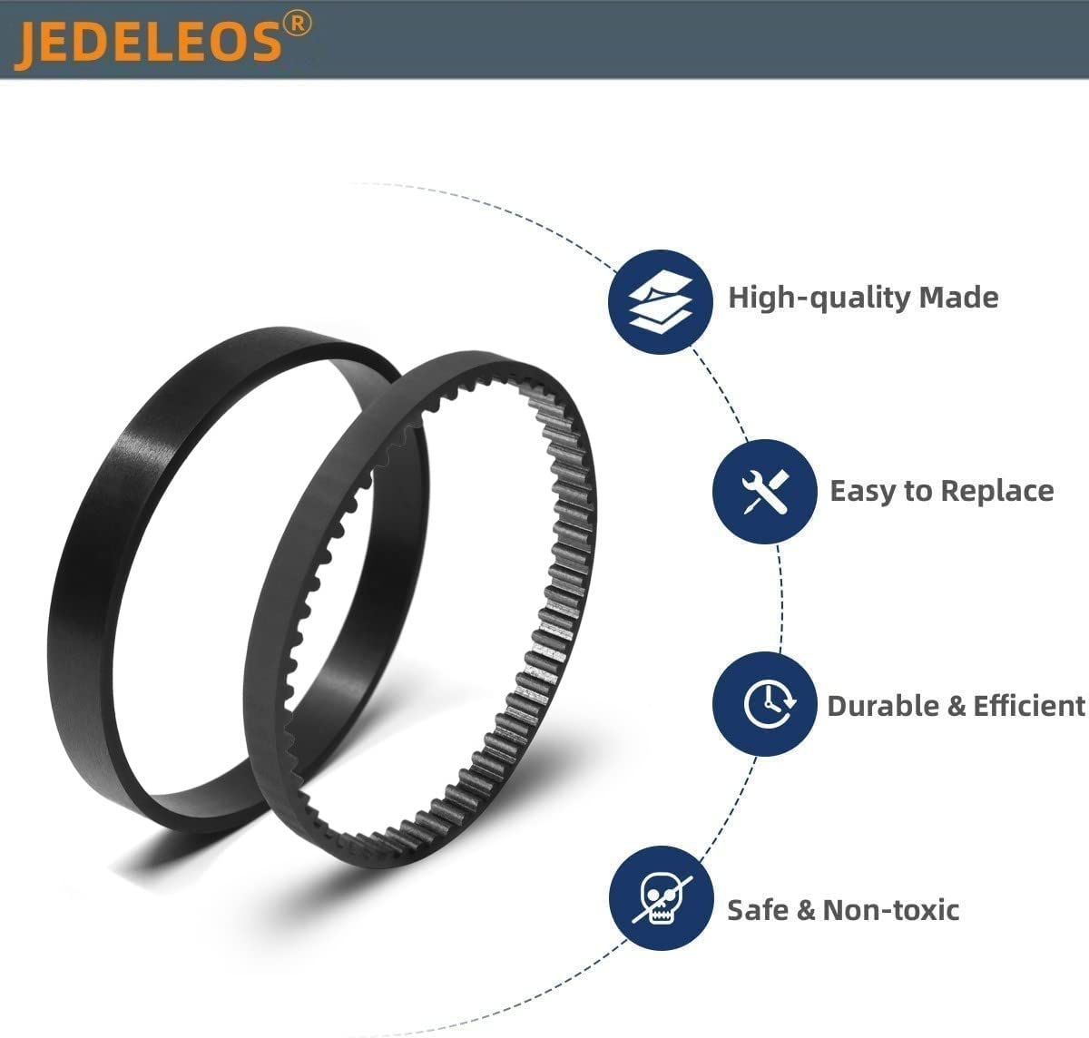 Belts 6960W Replacement for Bissell Proheat Vacuum Model 1694W 1697 1698 1699 1799 1846 7901 7920 7950 8806 8905 and 8910 Series, Replace Parts 0150621 and 2150628