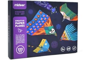 Origami Kit for Kids Outdoor Toys for Kids Ages 4-8-12,Art and Craft Activity Set for Children,3D Paper Model Plane for Toddl