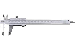 OUDTINZ Oudtinx Professional Caliper Vernier Caliper Stainless Steel Hardened Chromeplated Inch/Metric 0-6"/150mmx0.001/0.02mm