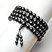ARZASGO Men Women 108 Obsidian Crystal Prayer Bead Multilayer Stretch Bracelets Meditation Mala Beads Bracelet Necklace (Black-6mm)