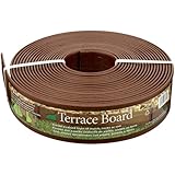 Master Mark Plastics 93340 Terrace Board  Landscape Edging Coil  3 Inch by 40 Foot, Brown