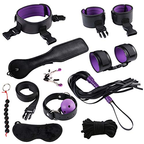 Adult Six Toys Set Sexy Suit Handcuffs Kit Open Mouth Plug G-SVib for Women Men Cosplay Game