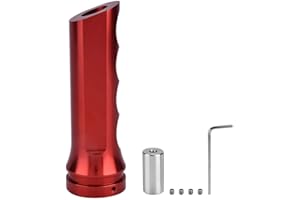 Suuonee Handbrake Cover,Universal Auto Car Aluminum Emergency HandBrake Cover Handle Protector Hand Brake Sleeve(Red)