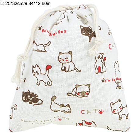 VMoon Drawstring Gift bags Cotton Party Survival Kit Bag Wedding Favor Gift Bag (Large)