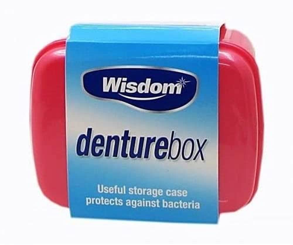 Wisdom Denture Box Storage Container - Assorted Colours