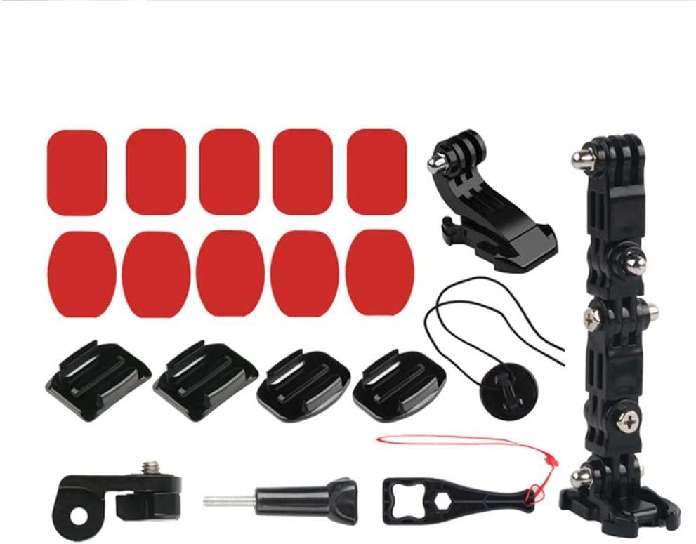 Wellouis Action Camera Stand Motorcycle Helmet Chin Mount Stand for Gopro