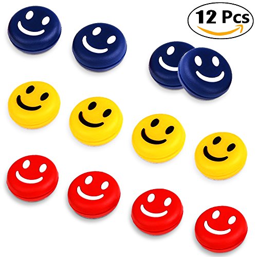 Kuqqi Silicone Vibration Dampeners for Tennis Squash Racket Pack of 12