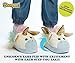Stompeez Animated Unicorn Plush Slippers - Ultra Soft and Fuzzy - Ears Flap as You Walk - Medium