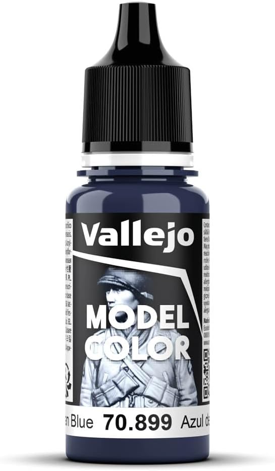 Vallejo Model Color Dark Prussian Blue Acrylic Paint 17 ml Eyedropper