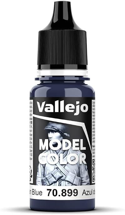 Vallejo Model Color Dark Prussian Blue Acrylic Paint 17 ml Eyedropper