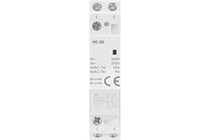 Good BNTai DC Modular Contactor 2P 2NO 25A 12V 24V DC 35 mm DIN Rail Mount (2P 25A 2NO 24VDC)