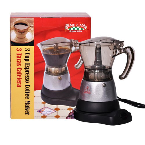 Bene Casa Espresso Coffee Maker, 3 Cup 37005955110 eBay