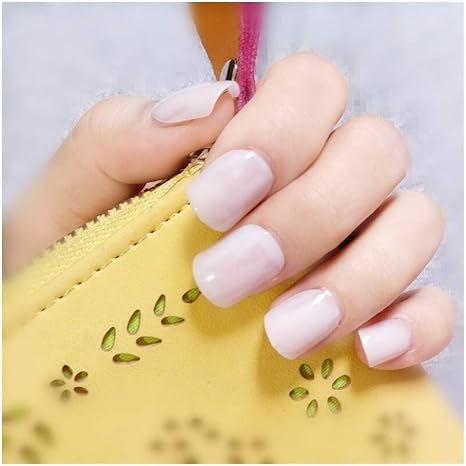 Amazon Co Jp Xiaonuo 24pcsフラットフェイク釘ショートアクリル偽ネイルグリッターワインレッドネイルデザインdiyネイル アートサロンマニキュア Color 097 ホーム キッチン