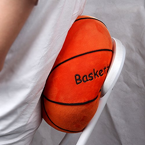 Basketball Pillow Fluffy Stuffed Plush Basketball Soft Durable