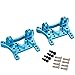 SkyQ 1/18 WLtoys Upgrade Parts Alum Front/Rear Shock Absorber Board for A949 A959 A969 A979 K929 Blue 2pcs