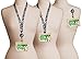 Ebony and Ivory BooJee Ribbon Lanyard