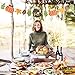 Give Thanks Garland for Thanksgiving Decorations - Pre-Assembled, No DIY Required | Happy Thanksgiving Banner Sign Garland | Thanksgiving Fall Decorations for Mantle, Dinner Table | Fall Autumn Décor