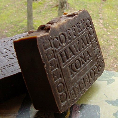 100% Handmade Kona Coffee Soap - Hawaiian Kona "Coffee Soap" Natural Artisan Kona Coffee Bar 7+ oz . Handmade !